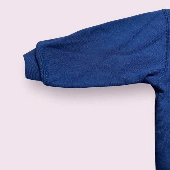 Vintage Baby TKE Basics Navy Blue Crewneck Sweatshirt Beaded Collar Size 18 Mon - Picture 3 of 10